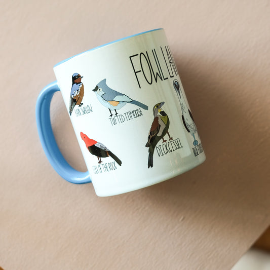 Fowl Language Mug – Funny Bird Pun Coffee Cup Gift | Acorn & Artisan