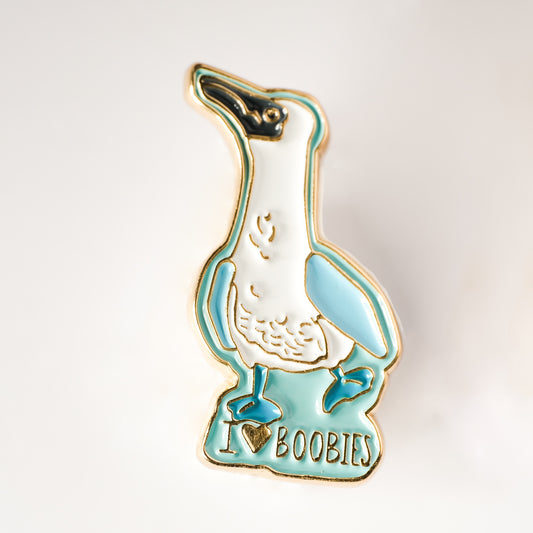 Blue-Footed Boobie Enamel Pin