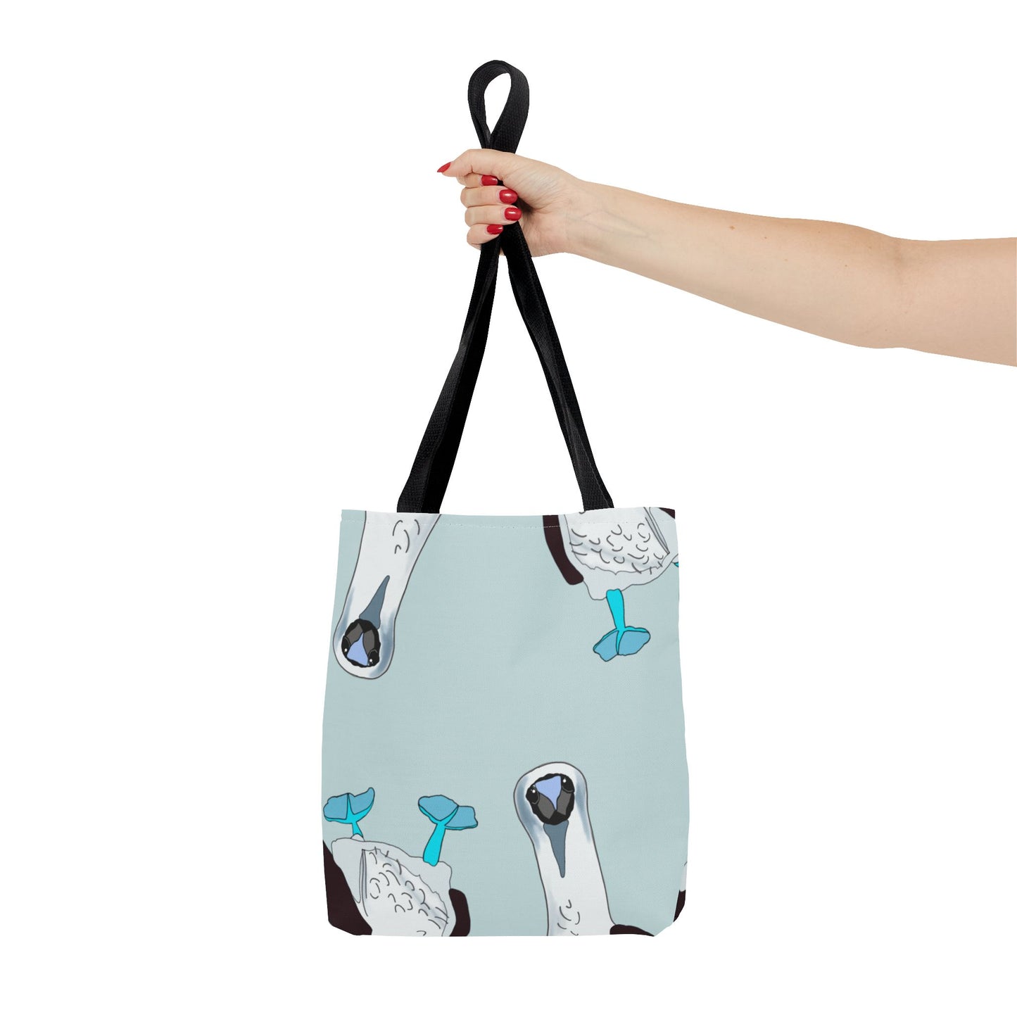 Blue-Footed Booby Canvas Tote Bag | Eco-Friendly Bird Lover Gift