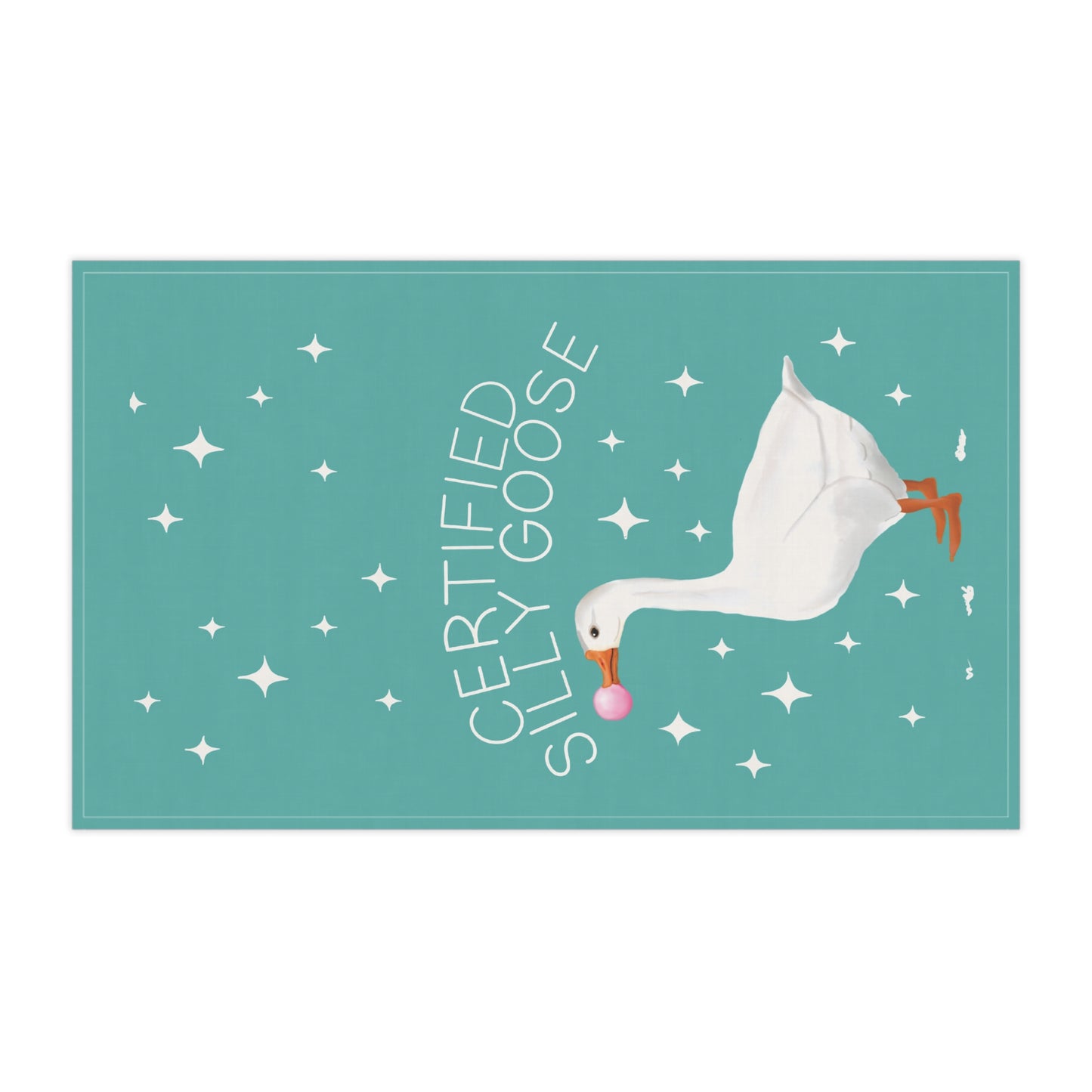 Certified Silly Goose Tea Towel | Funny Kitchen Pun Gift