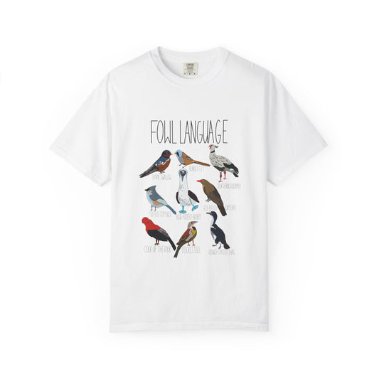 Fowl Language T-Shirt – Funny Bird Pun Graphic Tee | Acorn & Artisan