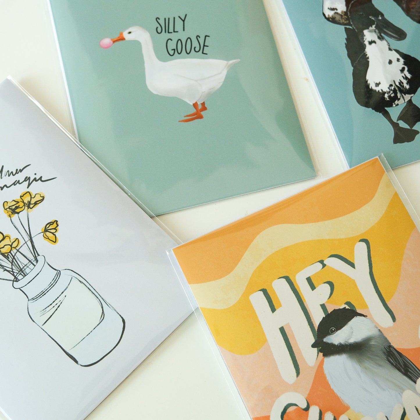 Hey Chickadee Art Print – Punny Bird Lover Wall Décor | Acorn & Artisan