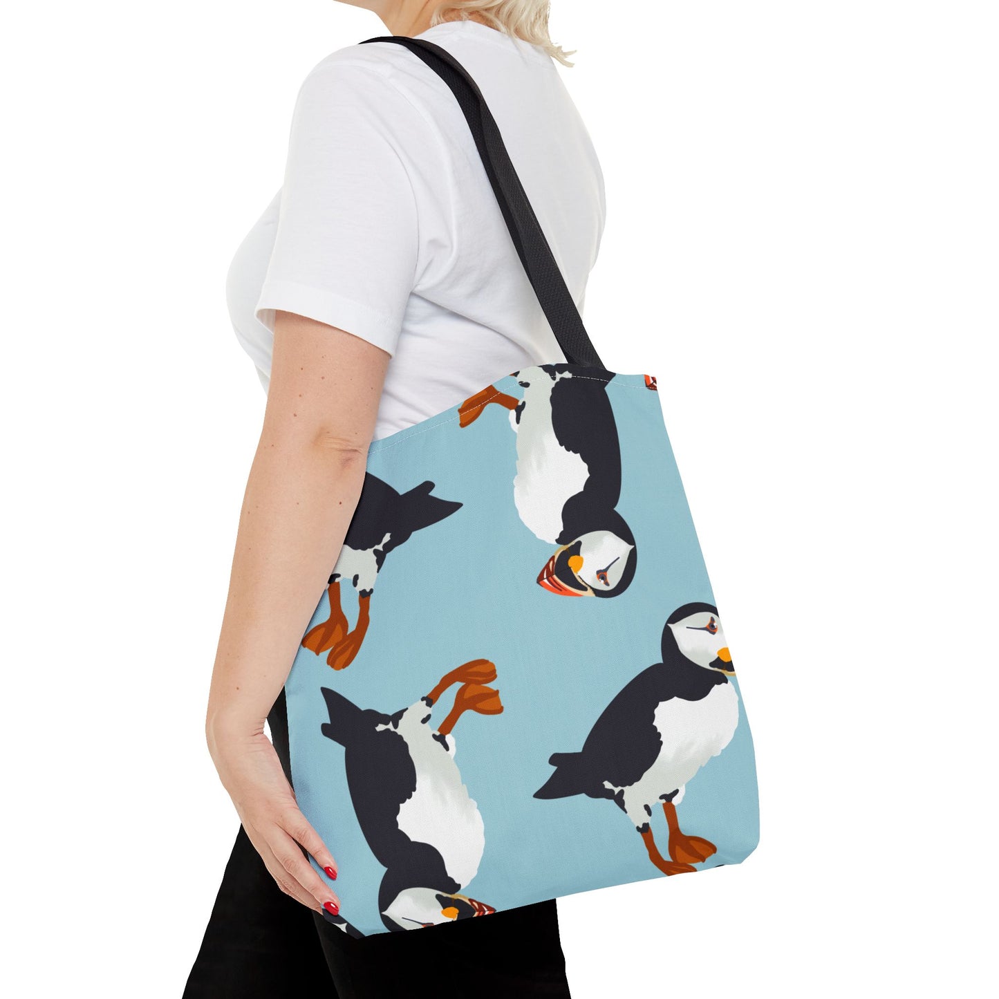 Puffin Tote Bag | Funny Bird Lover Gift for Pun Enthusiasts