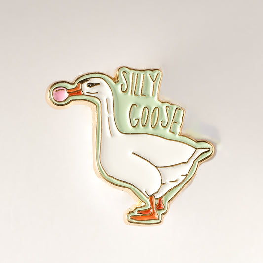 Silly Goose Enamel Pin
