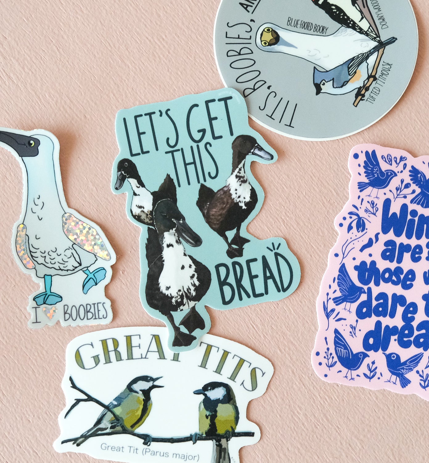 Let’s Get This Bread Sticker – Funny Duck Vinyl Decal | Acorn & Artisan