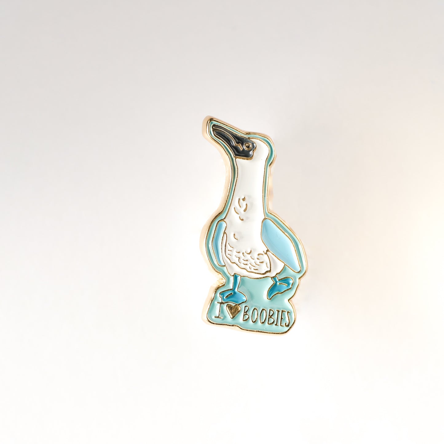 Blue-Footed Boobie Enamel Pin