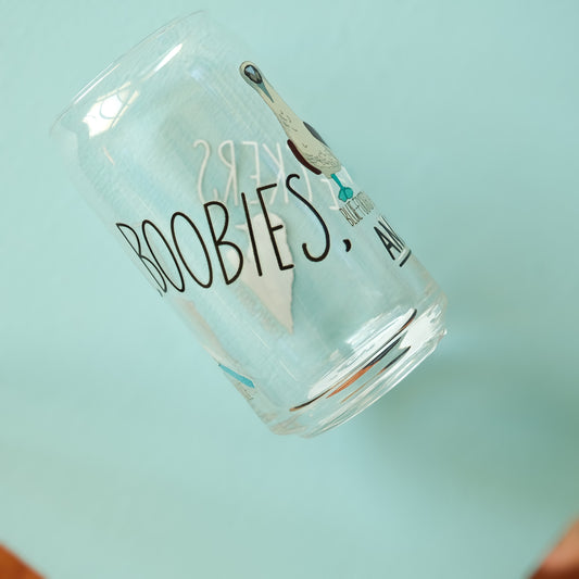 Tits, Boobies & Peckers Glass – Funny Bird Lover Drinkware | Acorn & Artisan