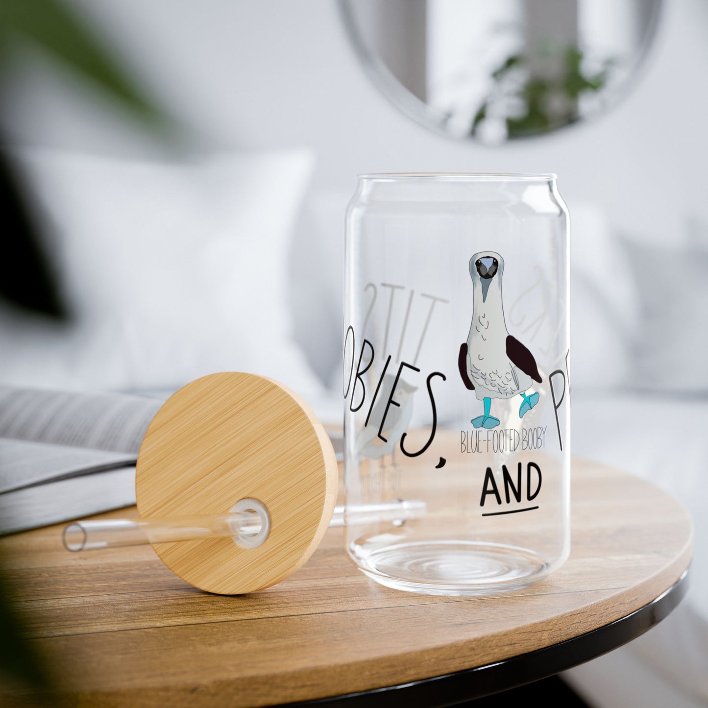 Tits, Boobies & Peckers Glass – Funny Bird Lover Drinkware | Acorn & Artisan