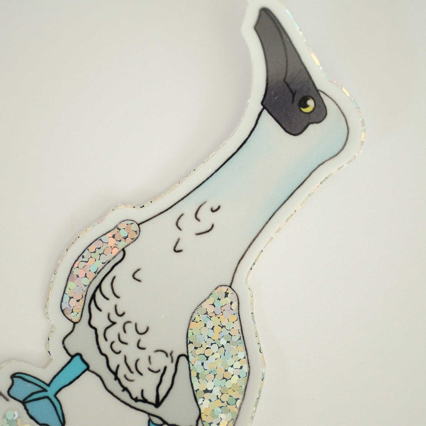 I Love Boobies Blue-Footed Booby Vinyl Sticker