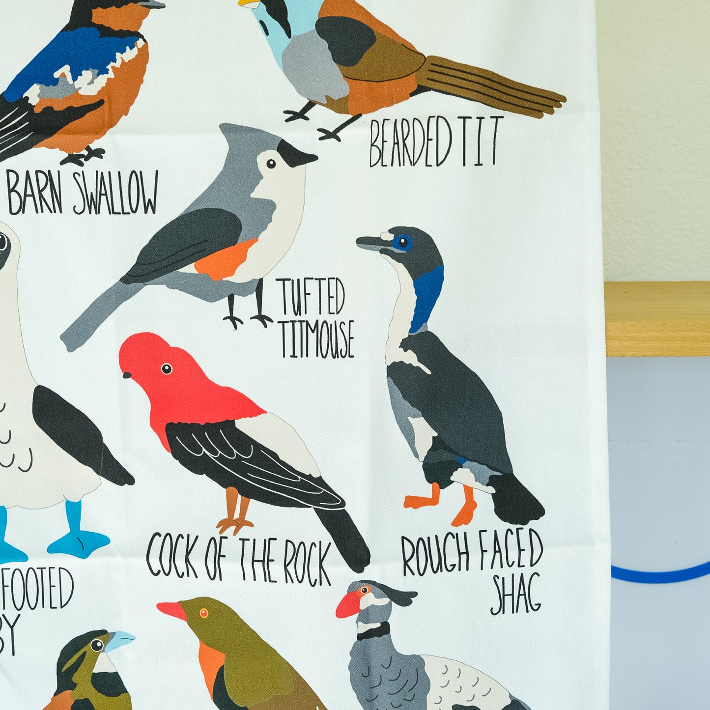 Fowl Language Tea Towel | Cotton Flour Sack 16" × 28"