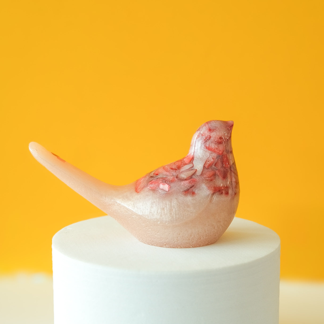 Resin Bird Paperweight – Botanical Desk Décor Gift | Acorn & Artisan