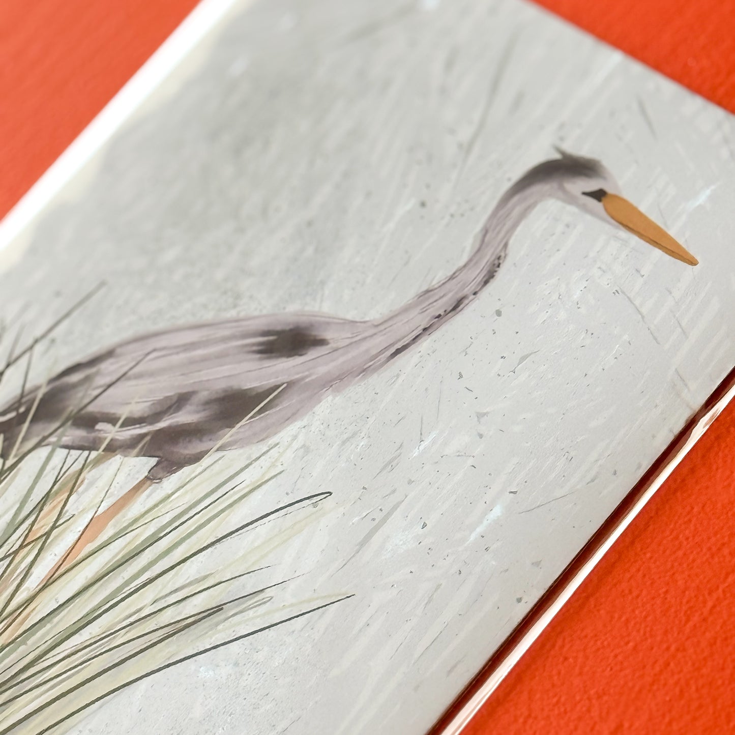 Great Blue Heron, Nature Wall Decor, Modern Cottagecore Home Gift
