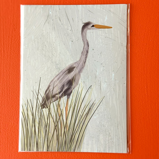 Great Blue Heron Art Print – Nature Wall Décor Gift | Acorn & Artisan