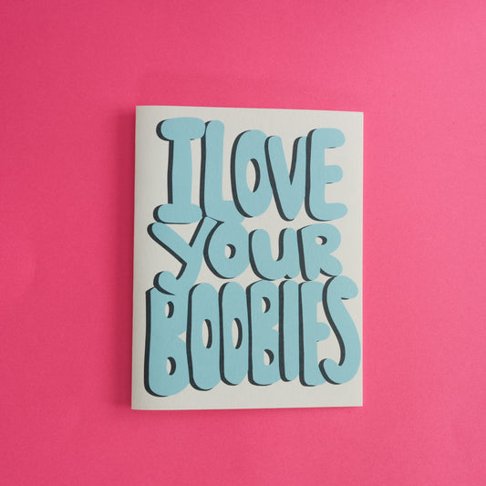 I Love Your Boobies Card | Funny Blue-Footed Booby Card