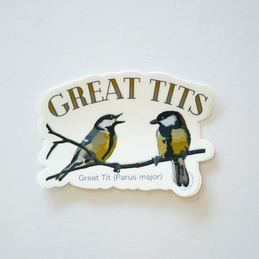 Great Tit Vinyl Sticker