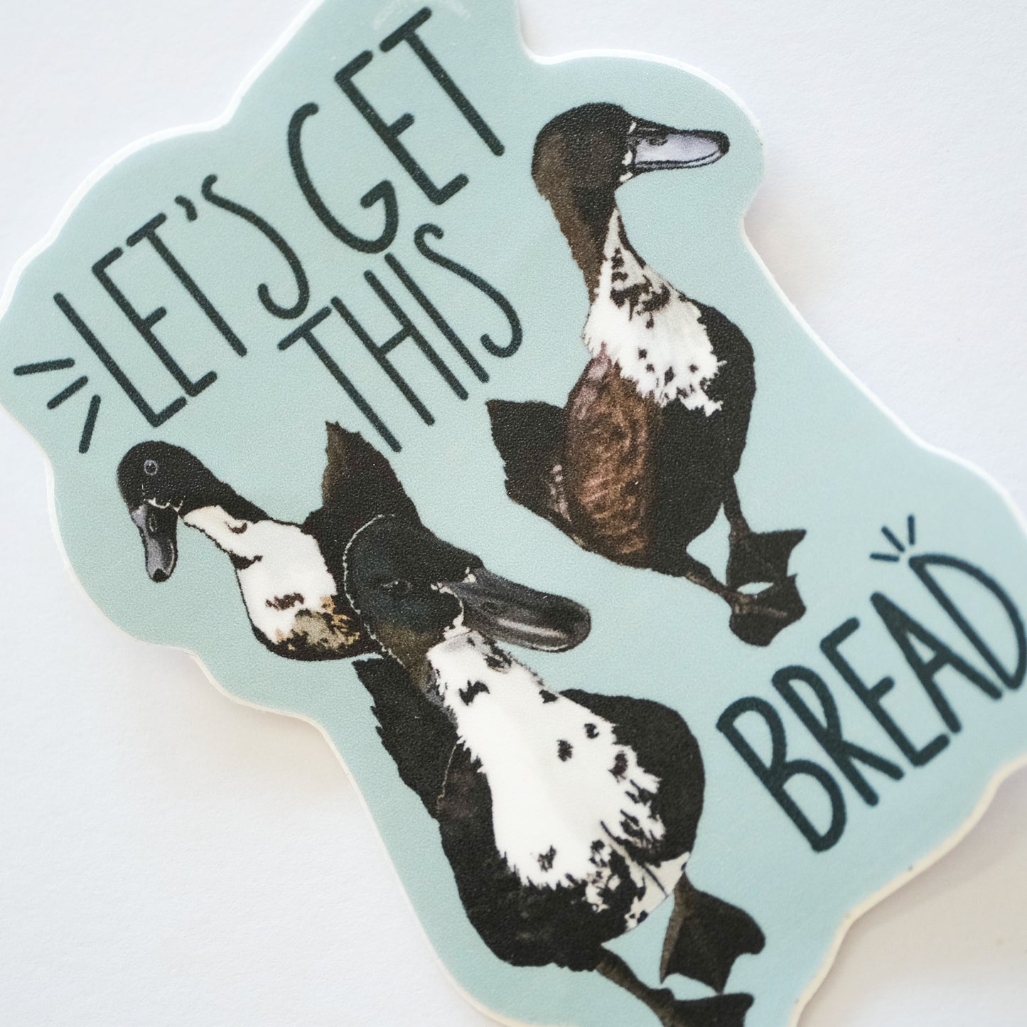Let's Get This Bread Vinyl Sticker | 3"