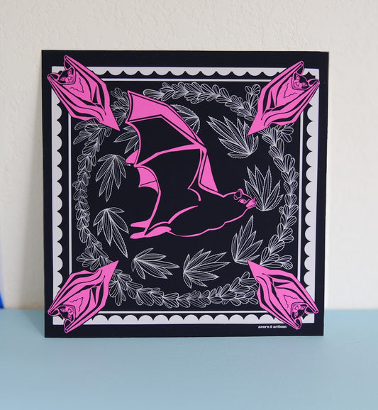 Art Print – Long-Nosed Bat Illustration
