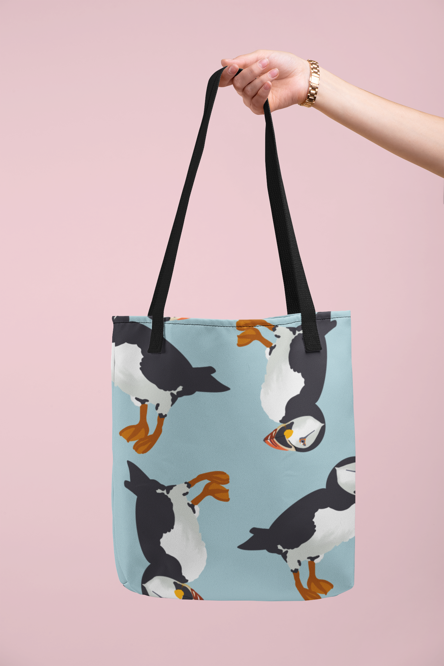 Puffin Tote Bag | Funny Bird Lover Gift for Pun Enthusiasts