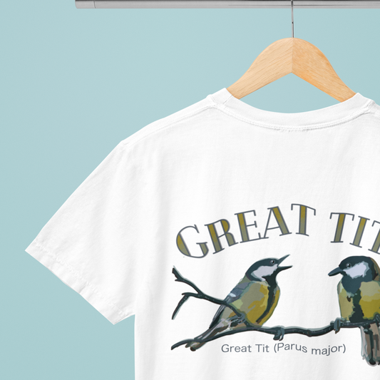 Great Tits T-Shirt – Funny Bird Lover Graphic Tee | Acorn & Artisan