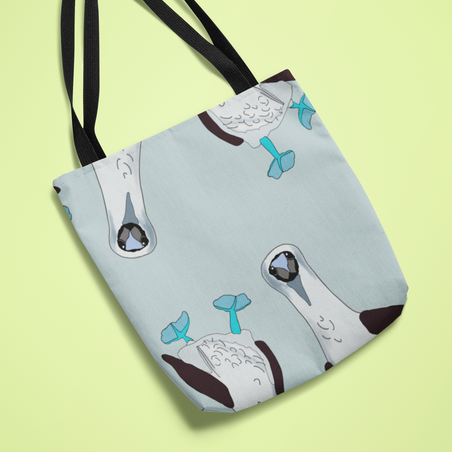Blue-Footed Booby Tote – Funny Bird Lover Reusable Bag | Acorn & Artisan