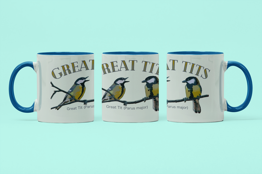 Great Tits Mug – Funny Bird Lover Coffee Cup Gift | Acorn & Artisan