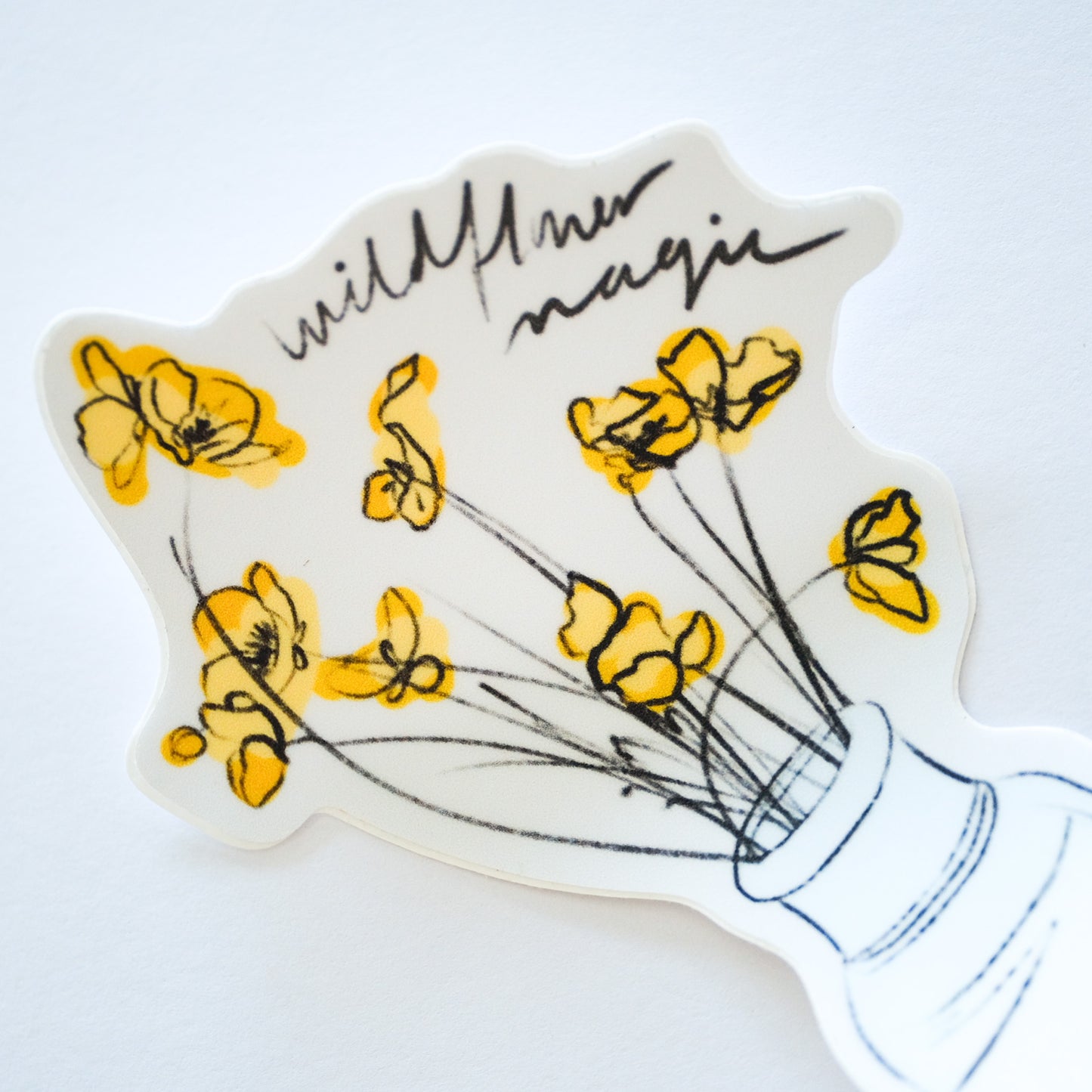 Wildflower Magic Vinyl Sticker | 3" Waterproof Vinyl
