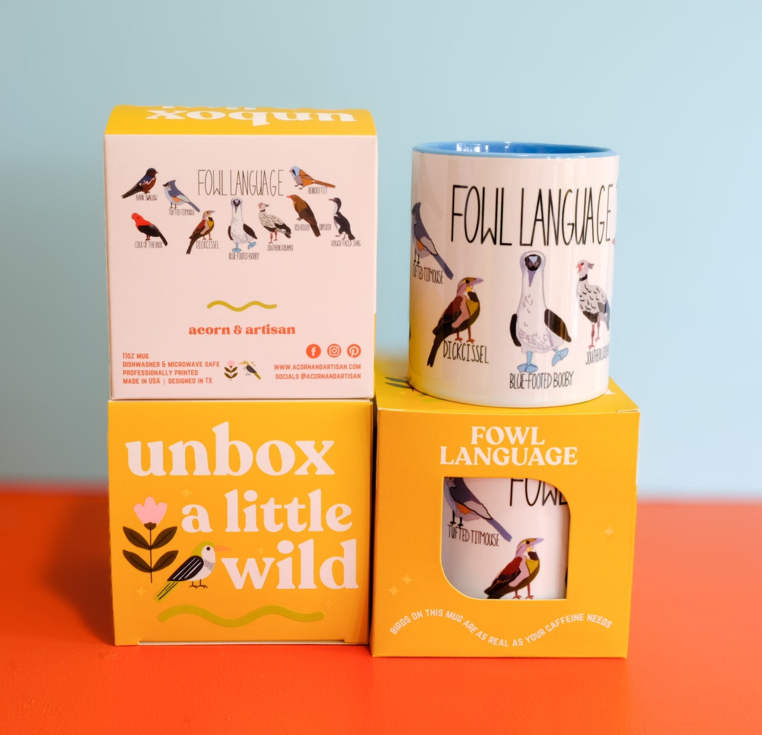 Bird Pun Coffee Mugs