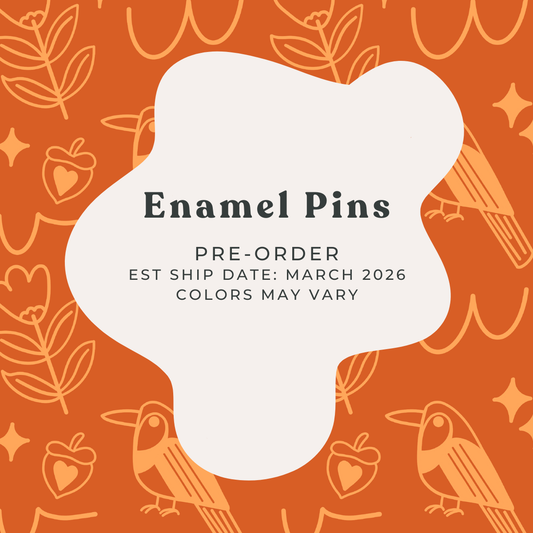 Bird Enamel Pin | Blue-Footed Booby Design