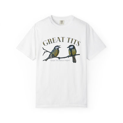 Great Tits T-Shirt | Funny Bird Lover Gift for Pun Enthusiasts