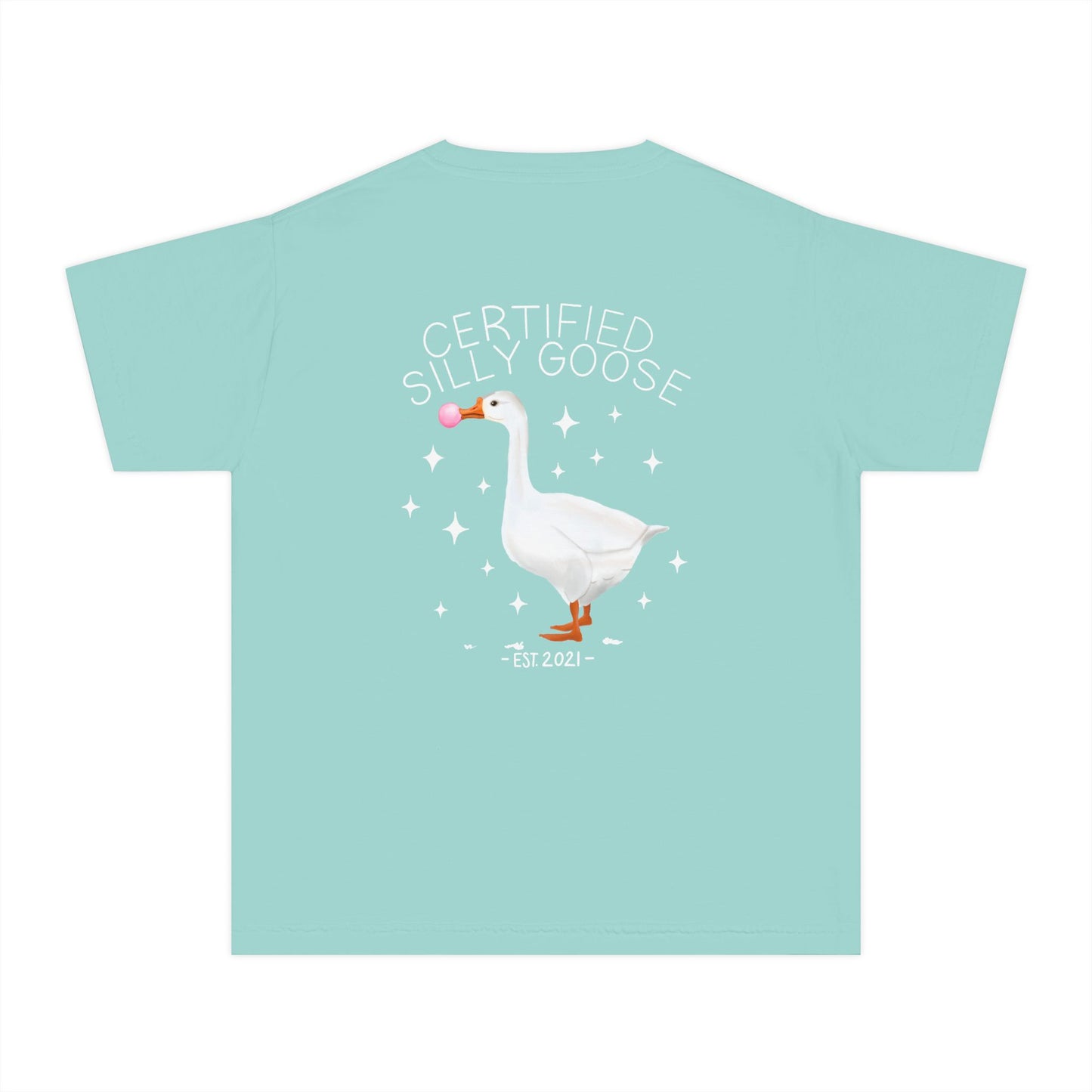 Certified Silly Goose Youth Midweight Tee, Fun Kids T-Shirt, Quirky Tees for Kids, Birthday Gift for Boys and Girls, Summer Fashion