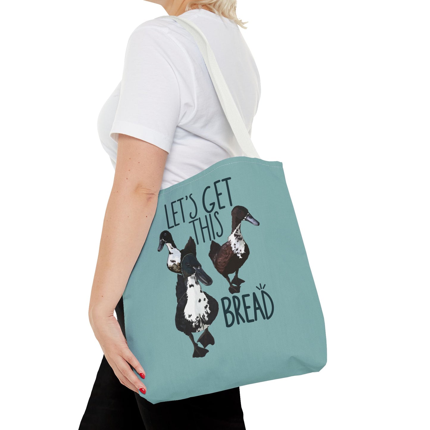 Let’s Get This Bread Tote Bag | Funny Reusable Grocery Bag for Bread Lovers