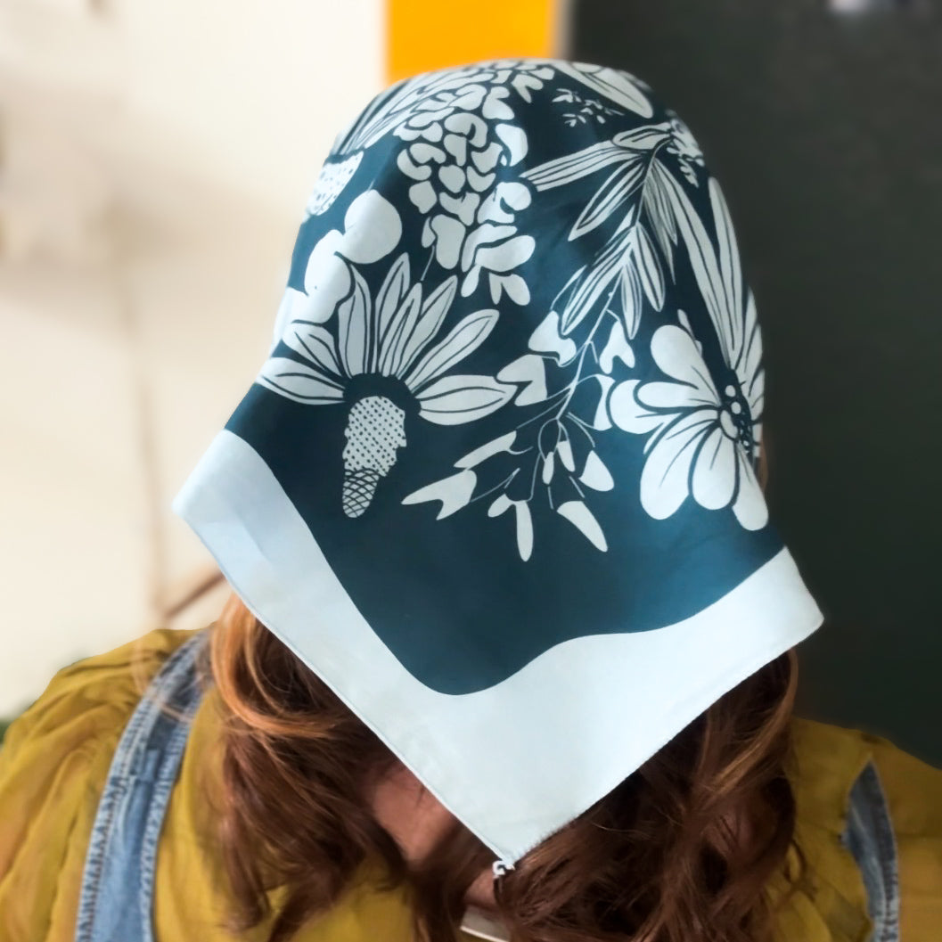 Backyard Bug Club Insect & Garden Cotton Bandana