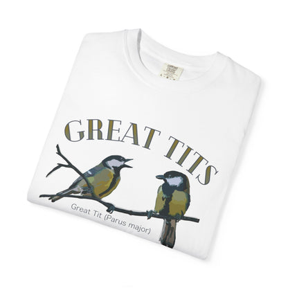 Great Tits T-Shirt | Funny Bird Lover Gift for Pun Enthusiasts