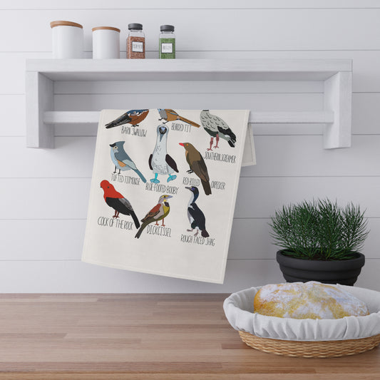 Fowl Language Tea Towel | Funny Bird Pun Kitchen Gift