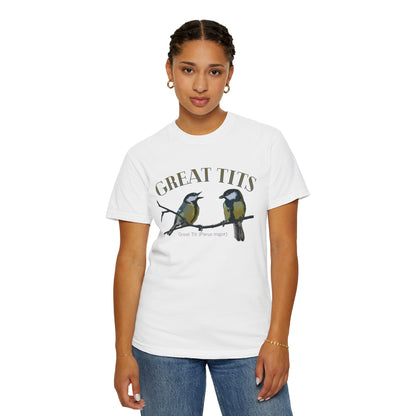 Great Tits T-Shirt | Funny Bird Lover Gift for Pun Enthusiasts