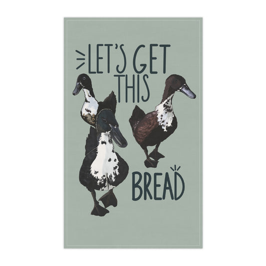 Let’s Get This Bread Tea Towel | Funny Kitchen Gift for Bakers & Foodies