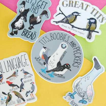 Tits, Boobies & Peckers Vinyl Sticker
