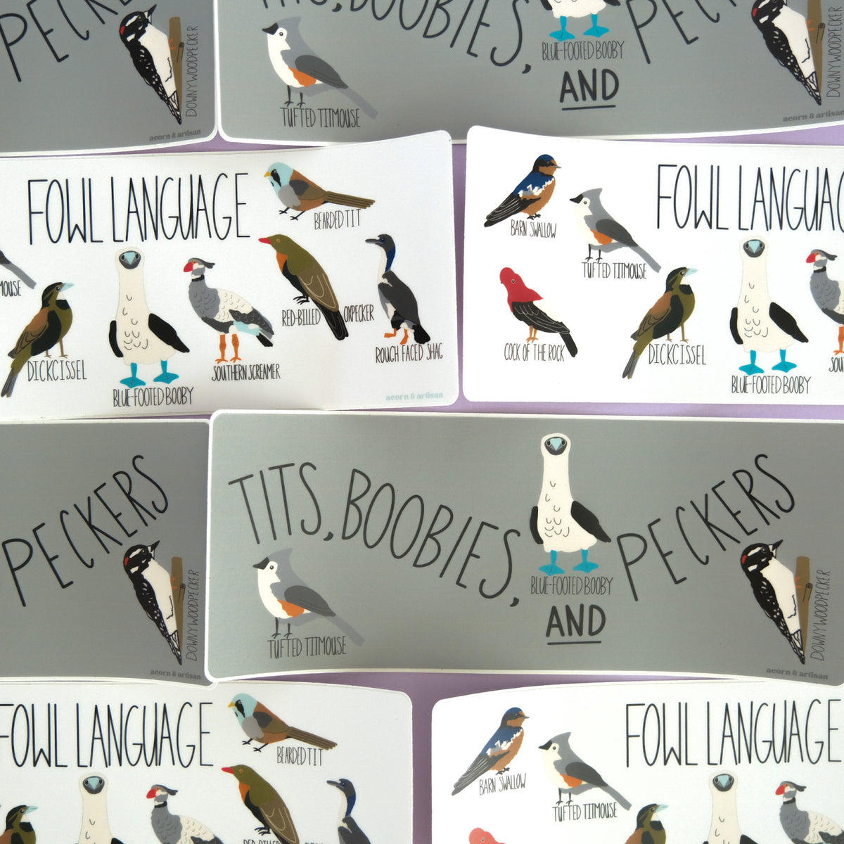 Fowl Language Bumper Sticker