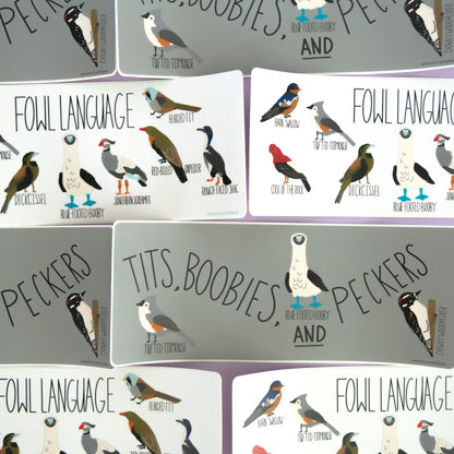 Fowl Language Bumper Sticker