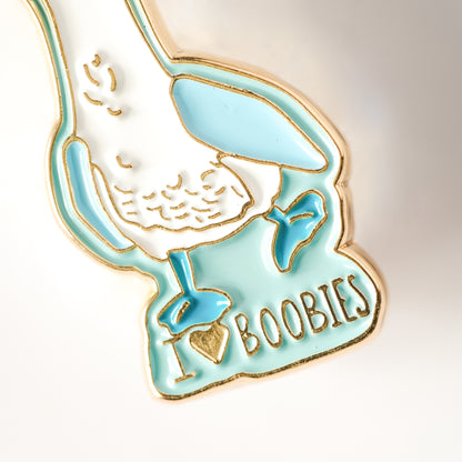 Blue-Footed Boobie Enamel Pin