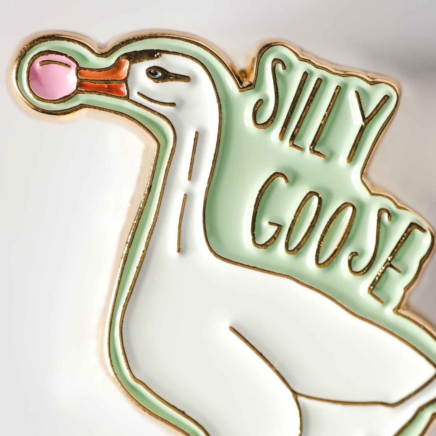 Silly Goose Enamel Pin