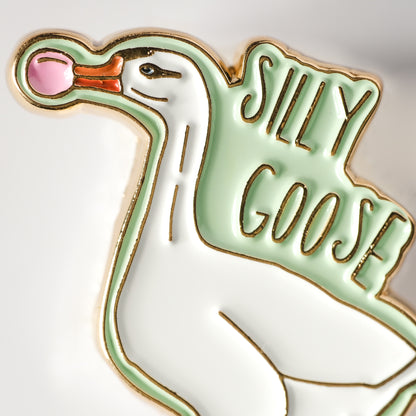Silly Goose Enamel Pin