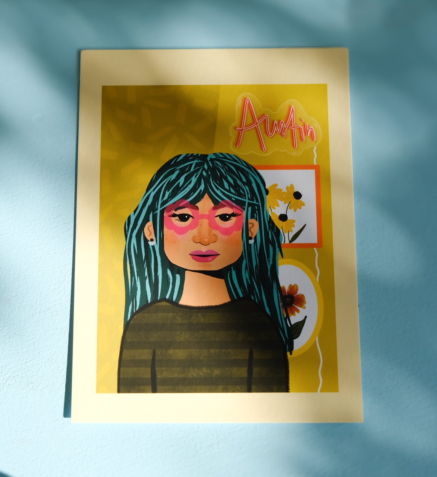 Art Print – Austin Girl Illustration