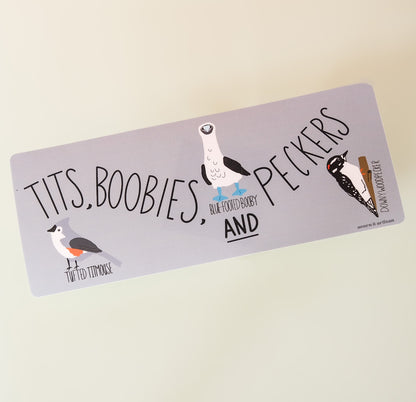 Bumper Sticker – Bird Pun Illustration