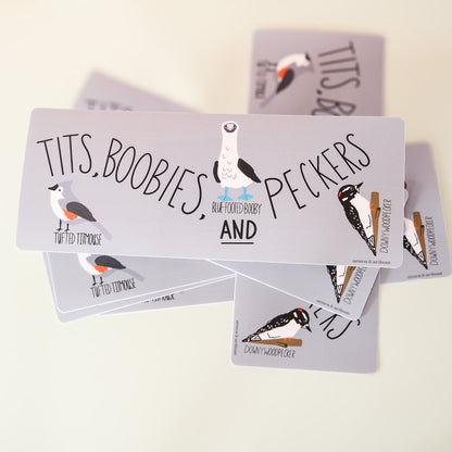 Bumper Sticker – Bird Pun Illustration