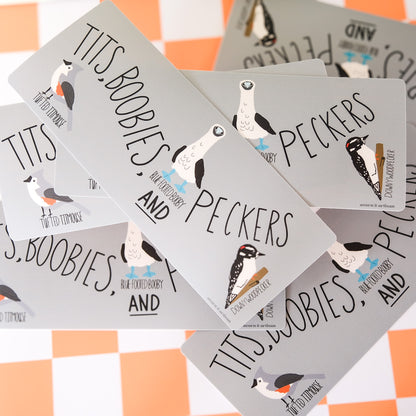 Bumper Sticker – Bird Pun Illustration