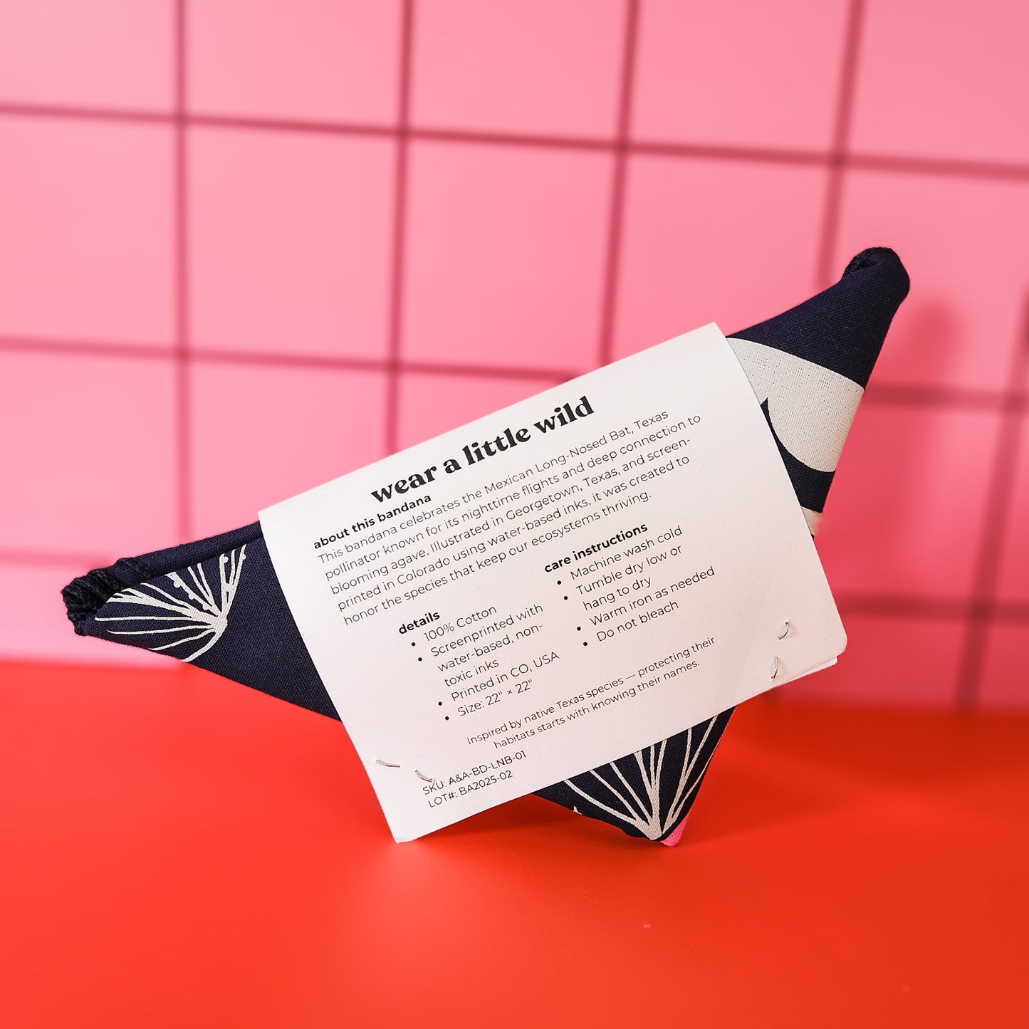 Long-Nosed Bat Bandana | Acorn and Artisan