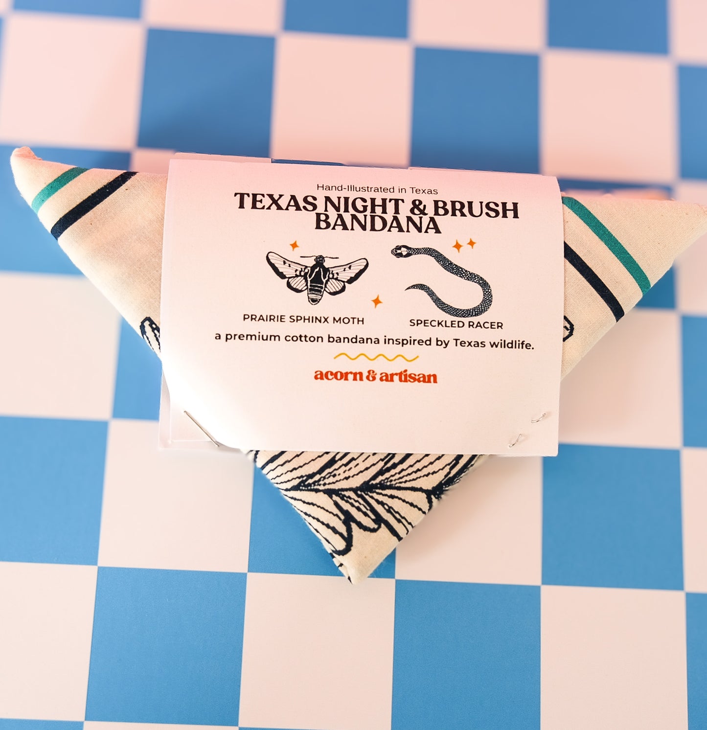 Moth and Snake Bandana | Acorn and Artisan