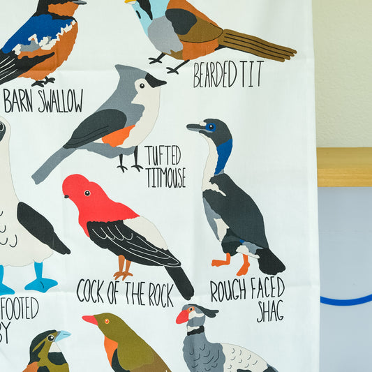 Fowl Language Tea Towel | 100% Cotton Flour Sack 16" × 28"