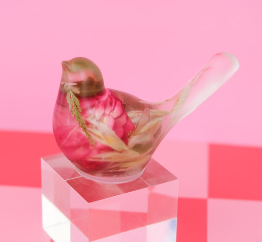 Blush Garden Bird